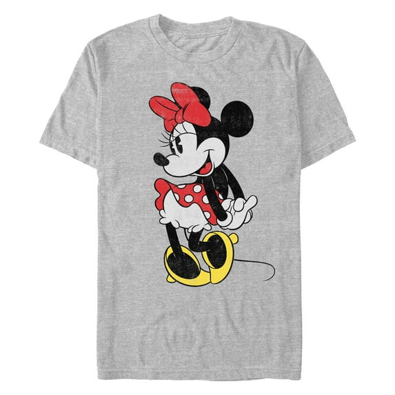 Men's Mickey & Friends Retro Minnie Graphic Tee Athletic Heather 3X Large