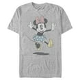 thumbnail image 1 of Men's Mickey & Friends Retro Minnie Jump Graphic Tee Athletic Heather Small, 1 of 5