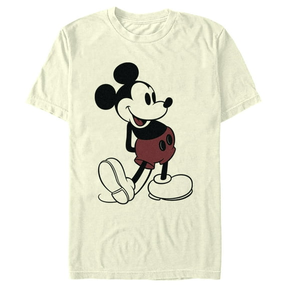 Men's Mickey & Friends Retro Portrait Graphic Tee Beige 3X Large