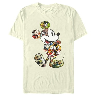 Men's Mickey & Friends Retro Scenes Fill  Graphic T-Shirt