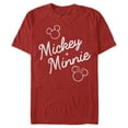 thumbnail image 1 of Men's Mickey & Friends Retro Signatures Graphic Tee Red Small, 1 of 5