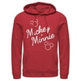 thumbnail image 1 of Men's Mickey & Friends Retro Signatures Pull Over Hoodie Red Small, 1 of 4
