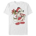 thumbnail image 1 of Men's Mickey & Friends Santa Mouse  Graphic Tee White 3X Large, 1 of 5