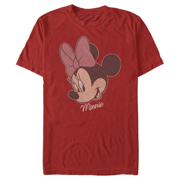 Men's Mickey & Friends Signed by Minnie Graphic Tee Red 3X Large