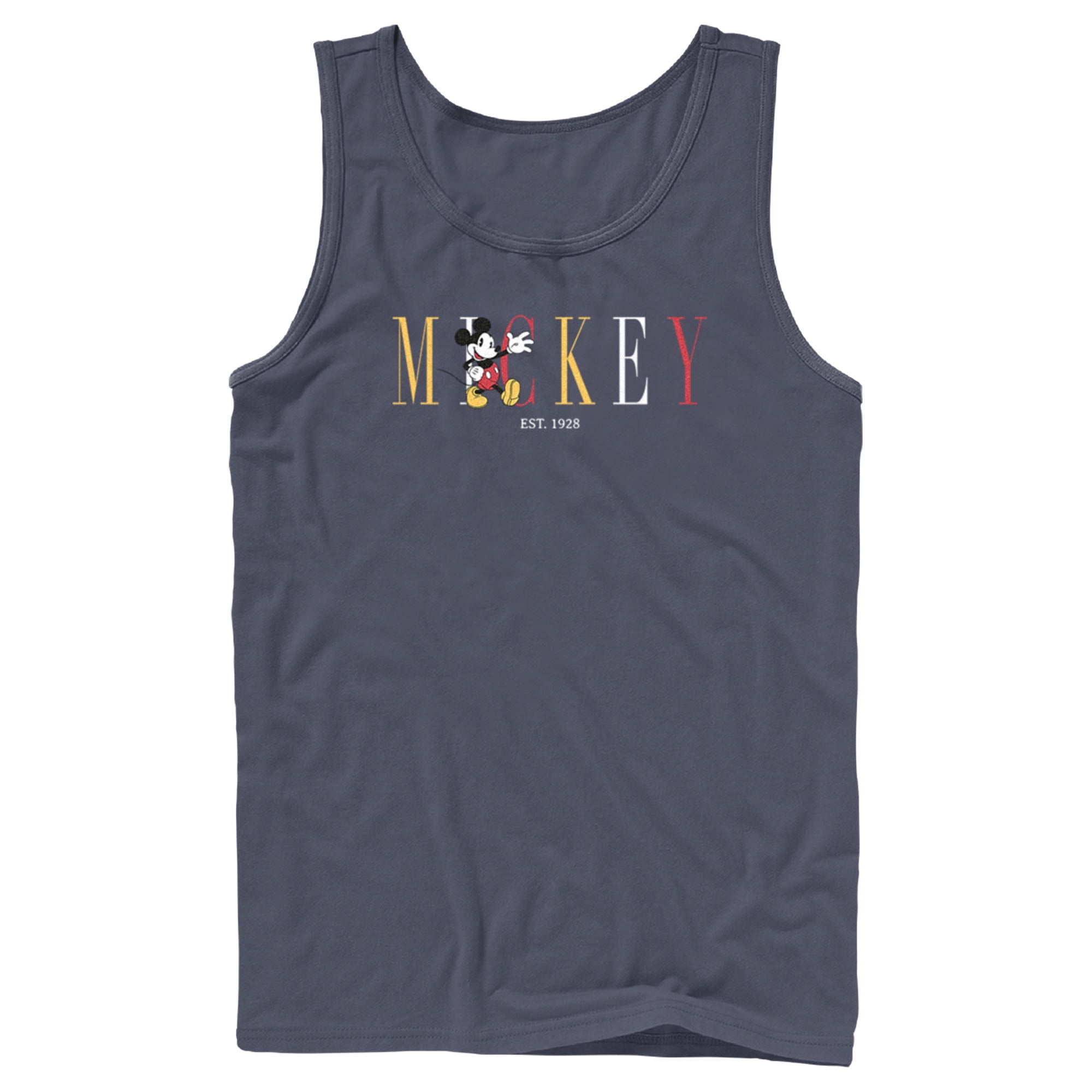 Men's Mickey & Friends Since 1928 Tank Top Navy Blue X Large - Walmart.com
