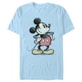 thumbnail image 1 of Men's Mickey & Friends Sketched Mickey Portrait  Graphic Tee Light Blue Large, 1 of 4