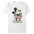 thumbnail image 1 of Men's Mickey & Friends Sketched Mickey Portrait  Graphic Tee White Large, 1 of 5