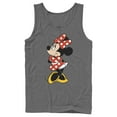 thumbnail image 1 of Men's Mickey & Friends Smiling Minnie Mouse Portrait Tank Top Charcoal X Large, 1 of 4