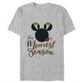 thumbnail image 1 of Men's Mickey & Friends The Merriest Season Logo Graphic Tee Athletic Heather Large, 1 of 5
