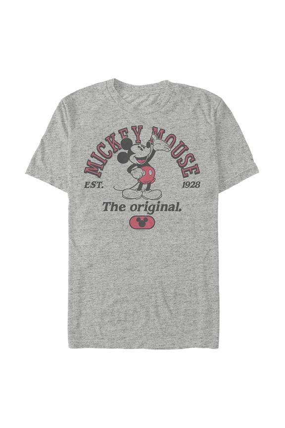 Men's Mickey & Friends The Original EST. 1928 Graphic Tee Athletic Heather 3X Large