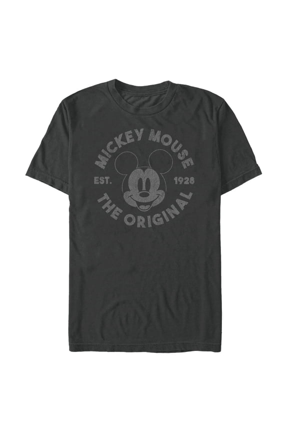Men's Mickey & Friends The Original Est. 1928 Graphic Tee Charcoal 3X Large
