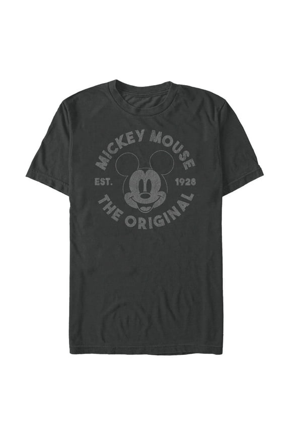 Men's Mickey & Friends The Original Est. 1928 Graphic Tee Charcoal Small