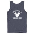 thumbnail image 1 of Men's Mickey & Friends This Family Is in Vacation Mode  Tank Top Navy Blue 2X Large, 1 of 4