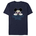 thumbnail image 1 of Men's Mickey & Friends Tropical Best Day Ever Graphic Tee Navy Blue 2X Large, 1 of 5