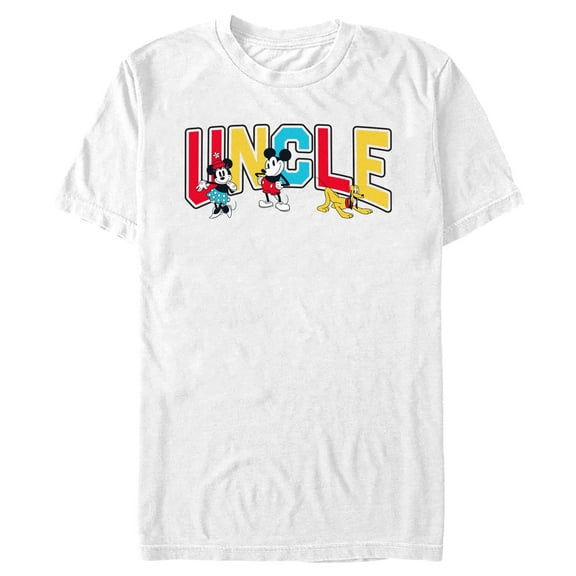 Men's Mickey & Friends Uncle Collegiate  Graphic T-Shirt