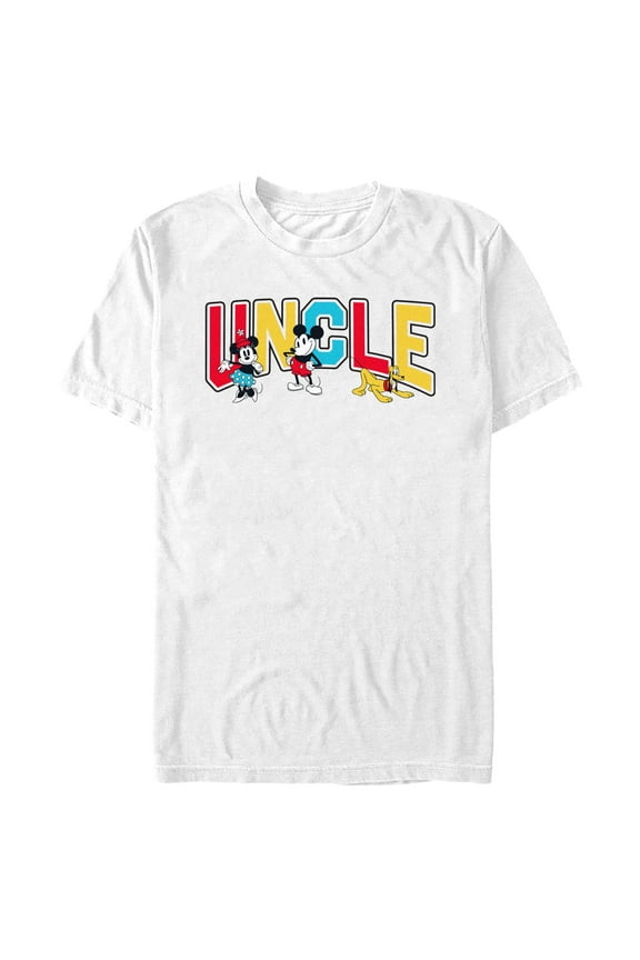 Men's Mickey & Friends Uncle Collegiate Graphic T-Shirt