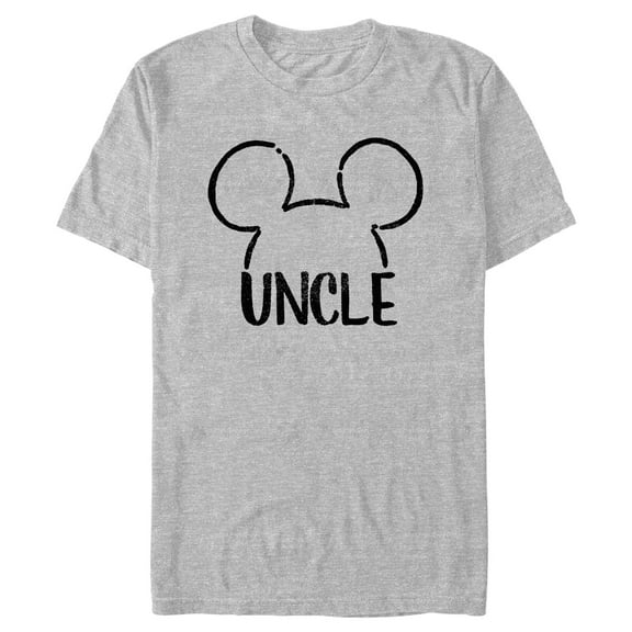 Men's Mickey & Friends Uncle Line Ears  Graphic T-Shirt