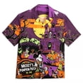 thumbnail image 1 of Men's Mickey Mouse & Friends Halloween Woven Short Sleeve Graphic T-Shirt - Medium, 1 of 5