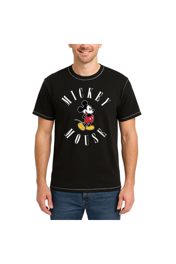 - Nineties Mickey Mouse - Men's Short Sleeve Graphic T-Shirt