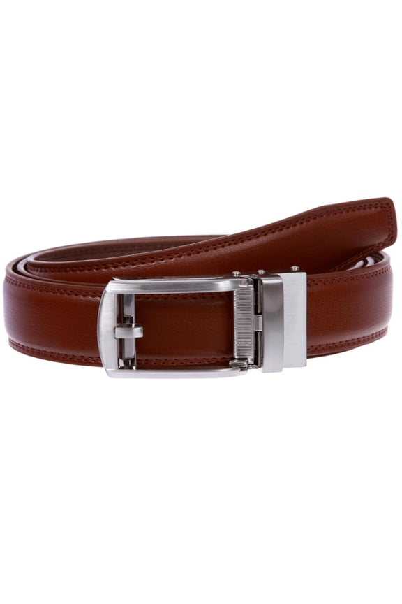 Men's Microfiber Adjustable Automatic Ratchet Slide Perfect Fit Belt
