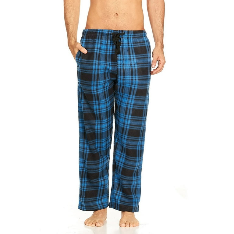 Men s Microfleece Pajama Pants Lounge Wear Pockets Walmart