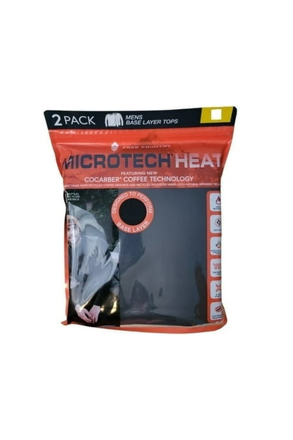 Mens Microtech Heat Base Layer Bottoms Medium - 2 Pack