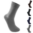 thumbnail image 1 of Men's Mid Calf Socks Breathable Seamless Moisture Wicking Solid Crew Socks,Gray, 1 of 3