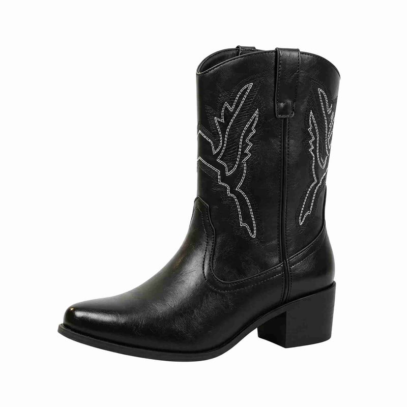Men-s-Mid-Calf-Western-Cowboy-