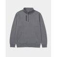 thumbnail image 1 of Caterpillar Men's Midweight Quarter Zip Sweatshirt, Gray, 2XL, 1 of 3