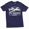 thumbnail image 1 of Men's Military Army A-10 Thunderbolt II legendary airplane T-shirt BRRRT US Shirt (XX-Large Navy Blue), 1 of 7