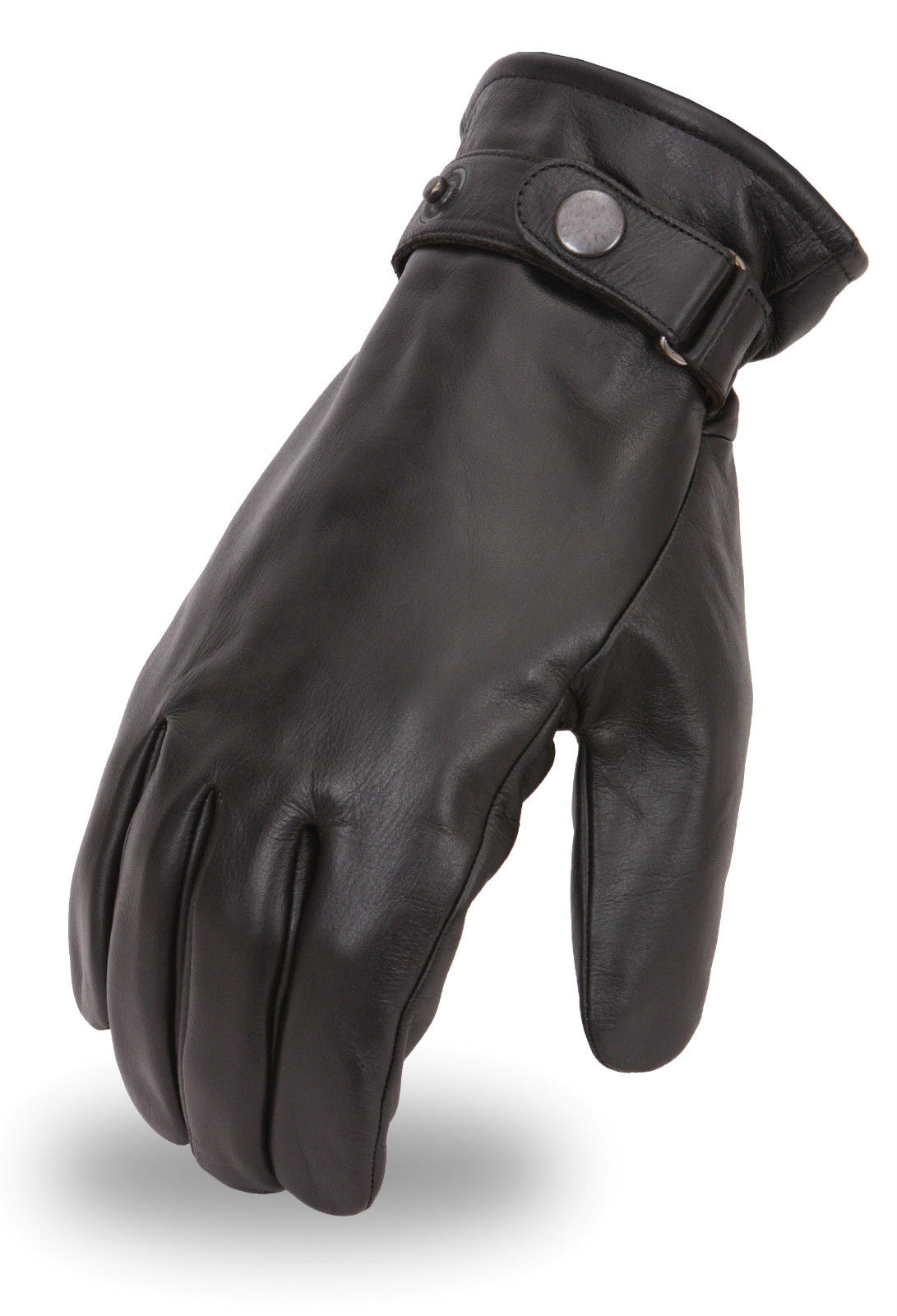 Men's Military Style Leather Motorcycle Riding Gloves w/ Thermal Liner FI115GL - image 1 of 3