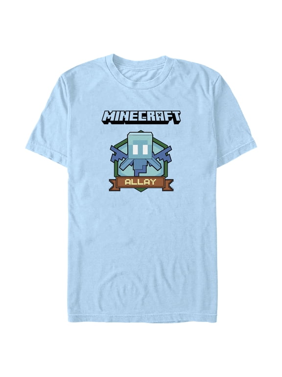 Men's Minecraft Allay Badge Graphic T-Shirt