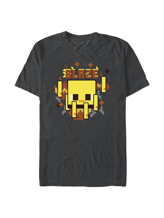 Men's Minecraft Blaze Badge Graphic T-Shirt