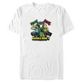 thumbnail image 1 of Men's Minecraft Create Survive Explore Alex and Steve  Graphic Tee White X Large, 1 of 5