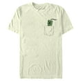 thumbnail image 1 of Men's Minecraft Faux Pocket Creeper  Graphic Tee Beige Large, 1 of 4