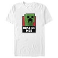 thumbnail image 1 of Men's Minecraft Hostile Mob Creeper  Graphic Tee White Small, 1 of 5