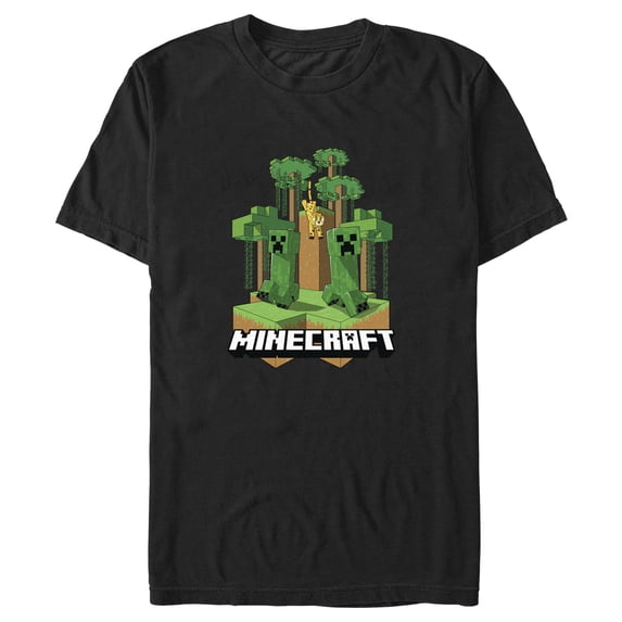 Men's Minecraft Jungle Creepers Graphic T-Shirt