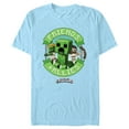 thumbnail image 1 of Men's Minecraft Legends Friends and Allies Banner Graphic Tee Light Blue Medium, 1 of 4