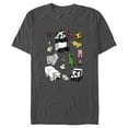 thumbnail image 1 of Men's Minecraft Overworld Mobs Graphic Tee Charcoal Small, 1 of 5