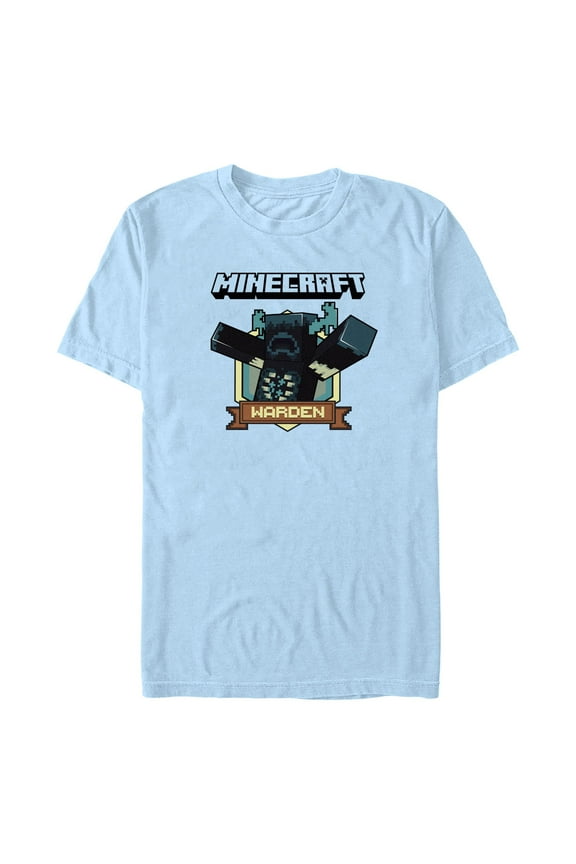 Men's Minecraft Warden Badge Graphic T-Shirt