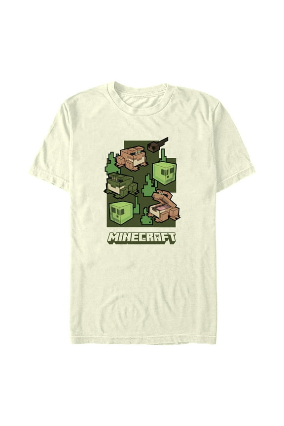 Men's Minecraft Wild Frogs Graphic T-Shirt