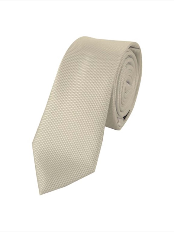 Men's Mini Dotted Pattern Slim Tie