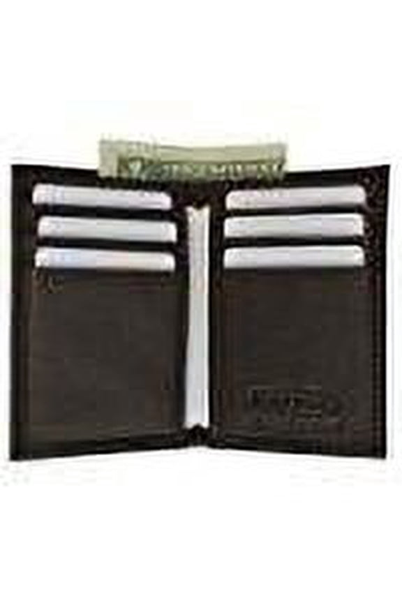 Men's Mini Slim Thin Bifold Genuine Leather ID Card Bill Holder Wallet