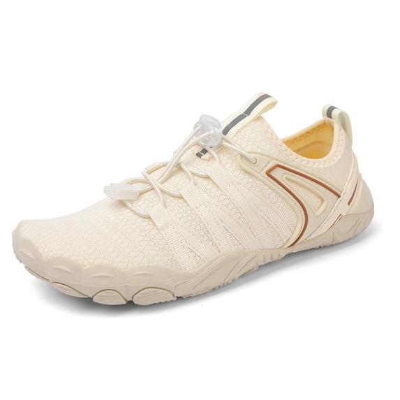 Men's Minimalist Barefoot Shoes, Breathable Mesh Water Shoes with Quick Dry, Non-Slip Wide Toe Box, Lightweight Footwear for Beach, Hiking, Swimming and Outdoor Activities