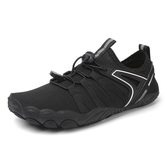 Men's Minimalist Barefoot Shoes, Breathable Mesh Water Shoes with Quick Dry, Non-Slip Wide Toe Box, Lightweight Footwear for Beach, Hiking, Swimming and Outdoor Activities