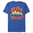 thumbnail image 1 of Men's Minions: The Rise of Gru Better Together  Graphic Tee Royal Blue Medium, 1 of 4
