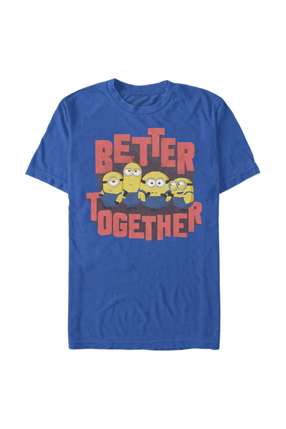 Men's Minions: The Rise of Gru Better Together Graphic Tee Royal Blue X Large