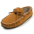 thumbnail image 1 of Minnetonka Mens Casey Slipper, Cinnamon, Size 12 Double Wide, 1 of 6