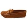 thumbnail image 1 of Minnetonka Men's Leather Laced Softsole Moccasin,Brown,6 M US, 1 of 5