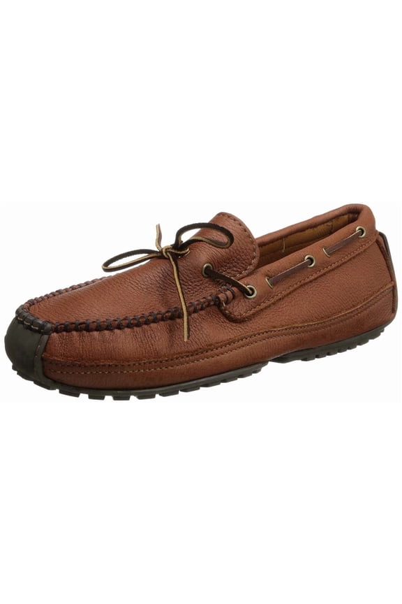 Men’s 758x Moosehide Weekend Moc Mocassins, Brown (Carmel), 11.5 D(M) US